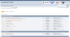 Desktop Screenshot of cacophony.aspinock.com